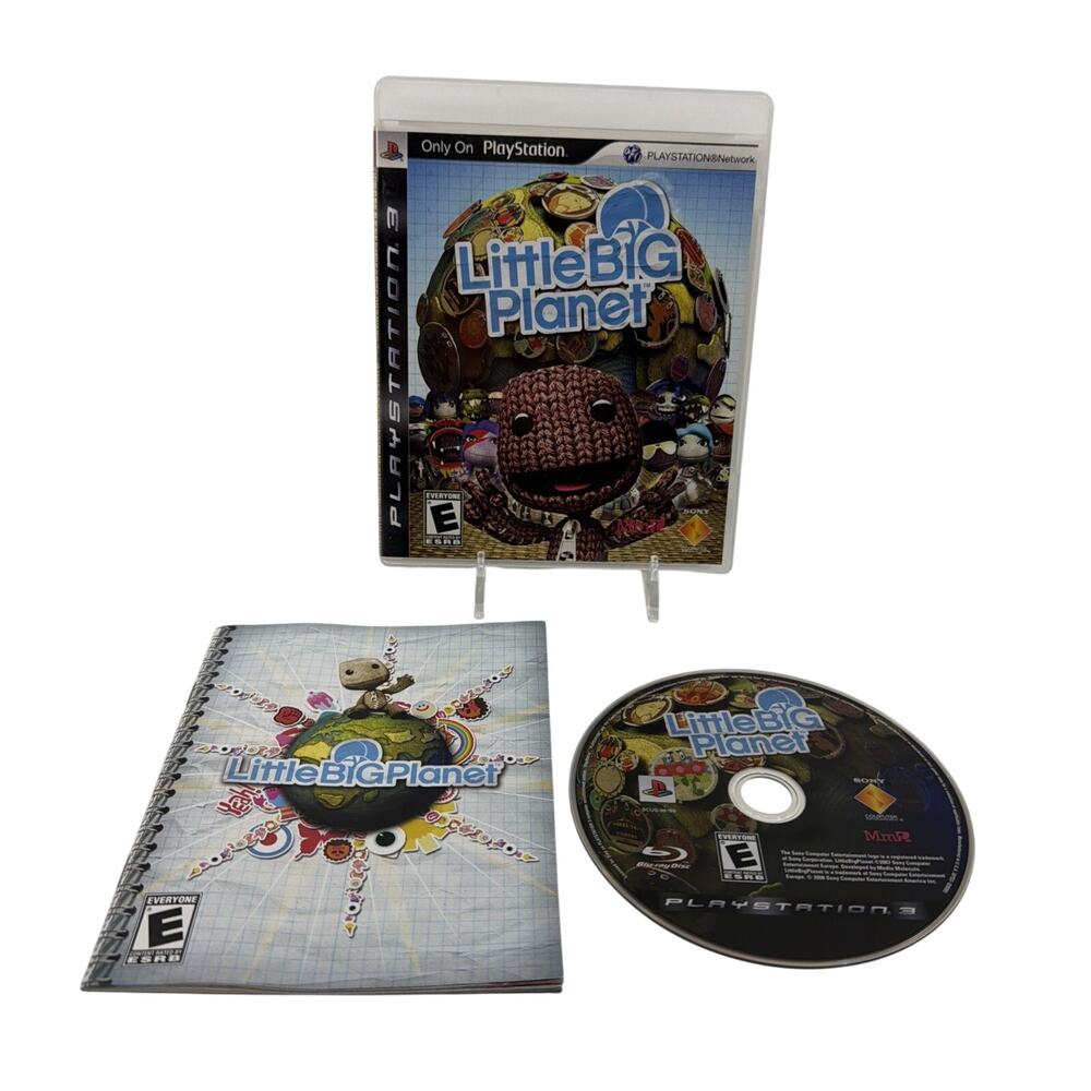 LittleBigPlanet Sony PlayStation 3 PS3 Complete in Box CIB Tested